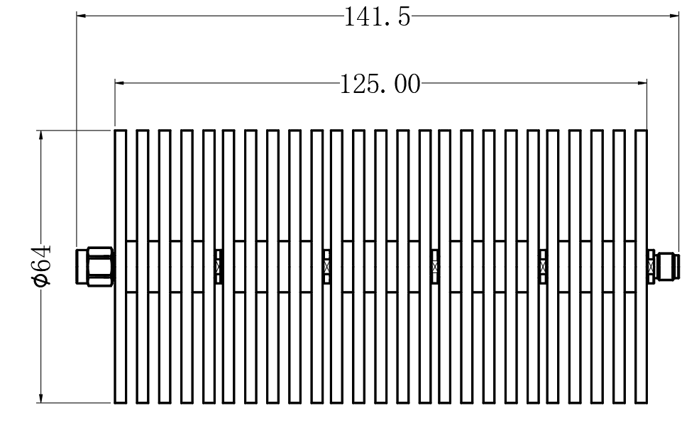 DA8-30100-0-26.5G-9292 Attenuator