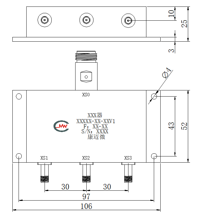 ZPD-400-450-31 Power divider