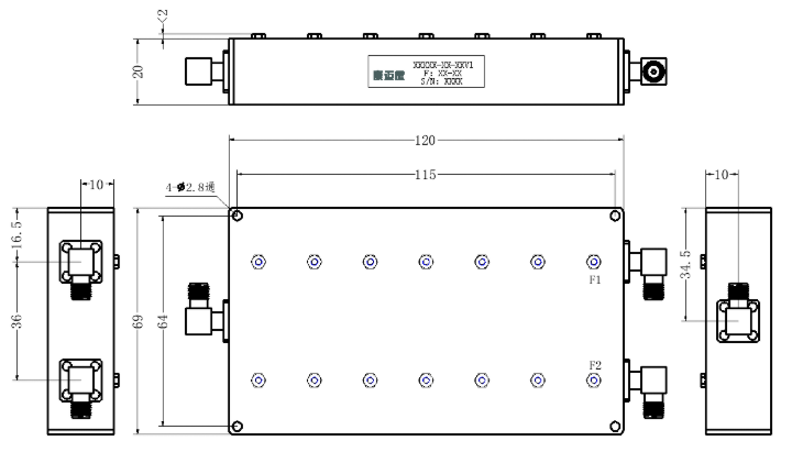 ZCB3-C1348-1805-2046 Diplexer
