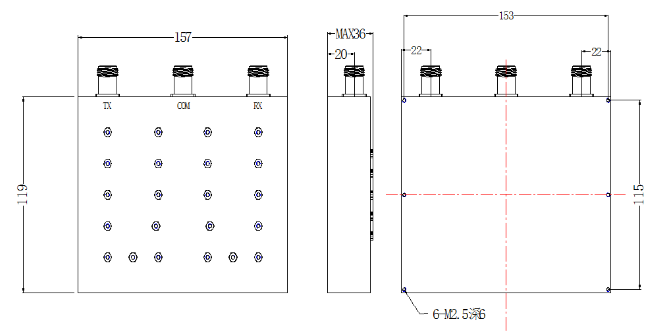 ZCB4-C1525-1660.5-213 Diplexer