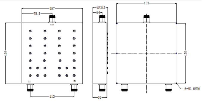 ZCB4-C1525-1660.5-858 Diplexer