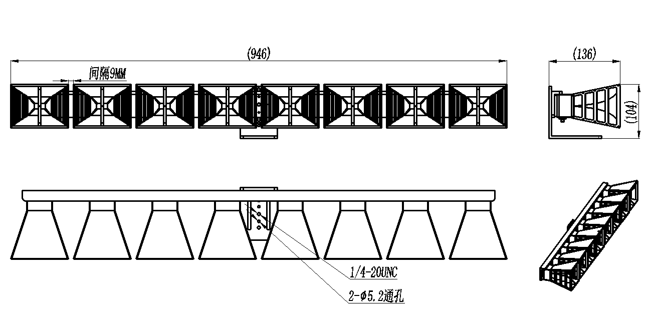 ZLB7-2-18G-2519 Horn Antenna