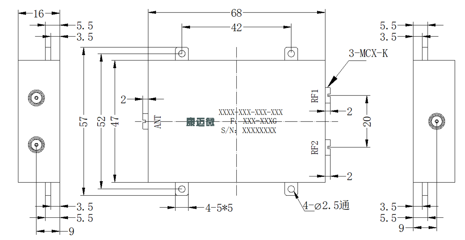 ZCB2-C1518-1675-2972 Diplexer