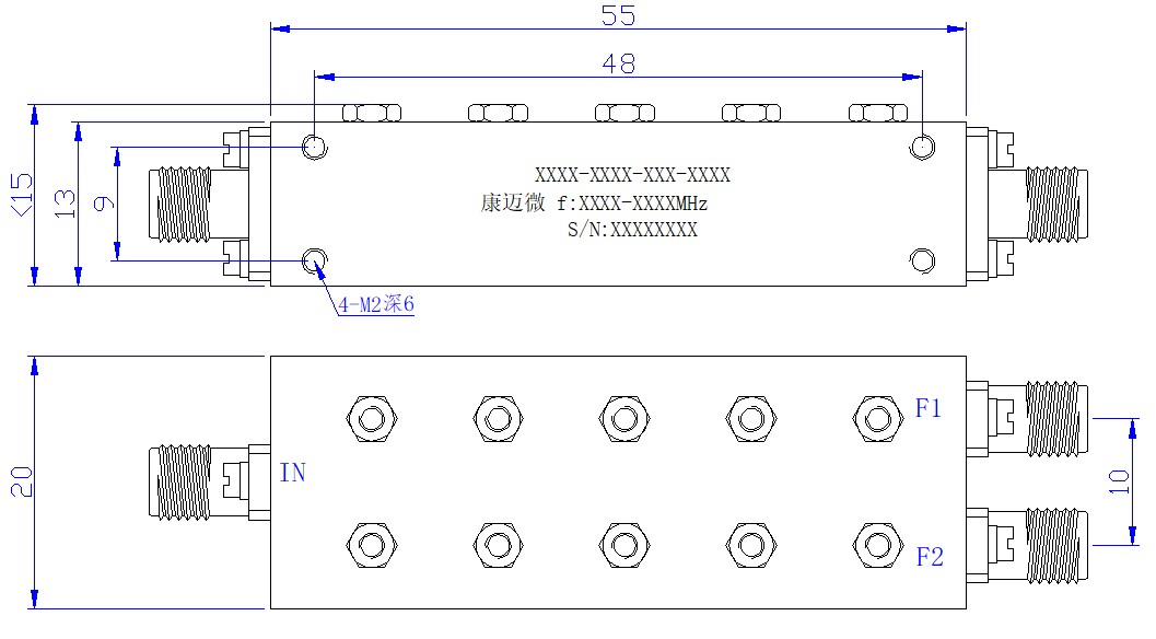 ZCB5-C7238-8164-375 Diplexer