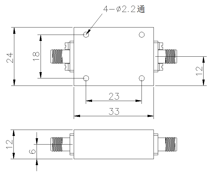 HBTE-HPF-6.5-26.5-S-10 Highpass filter