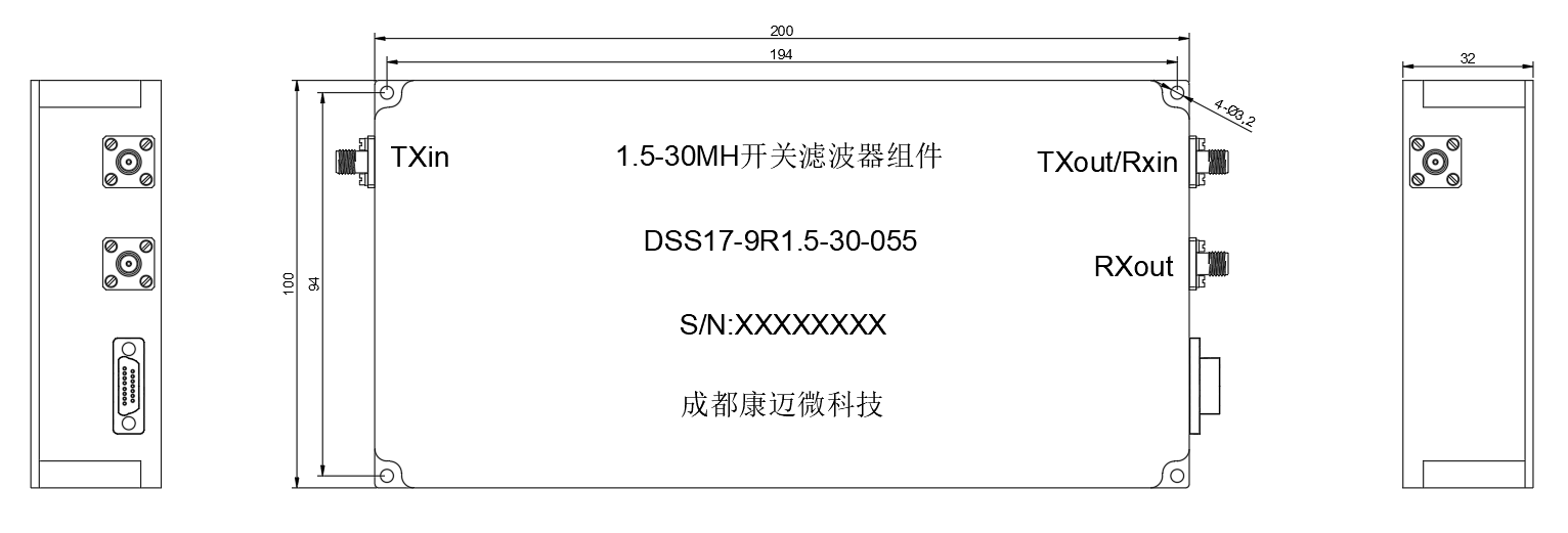 DSS17-9R1.5-30-055 开关滤波器组