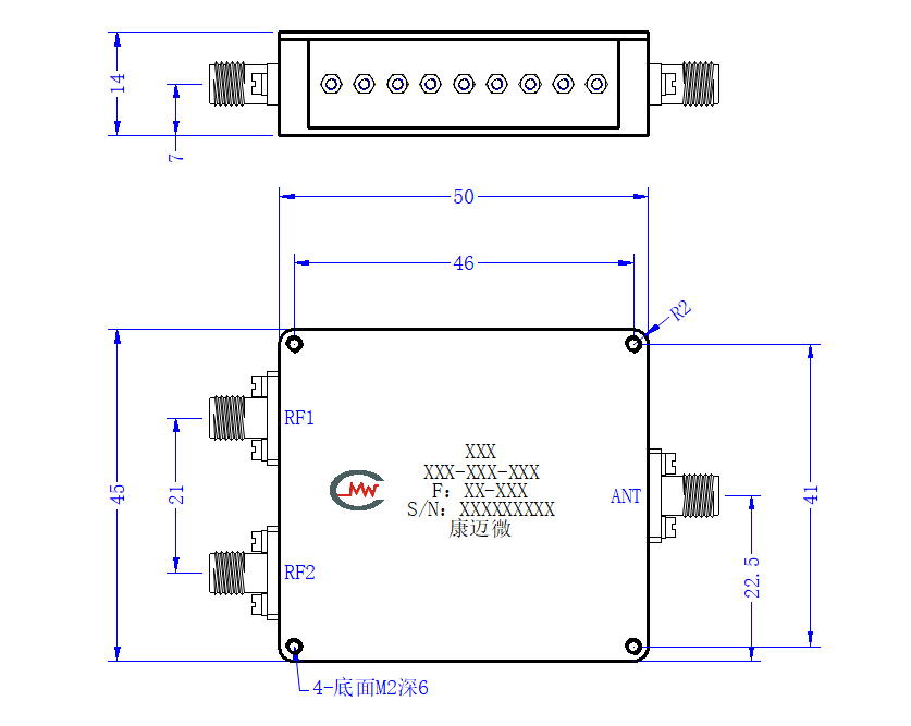 ZCB13-C1980-2200-3998 Diplexer