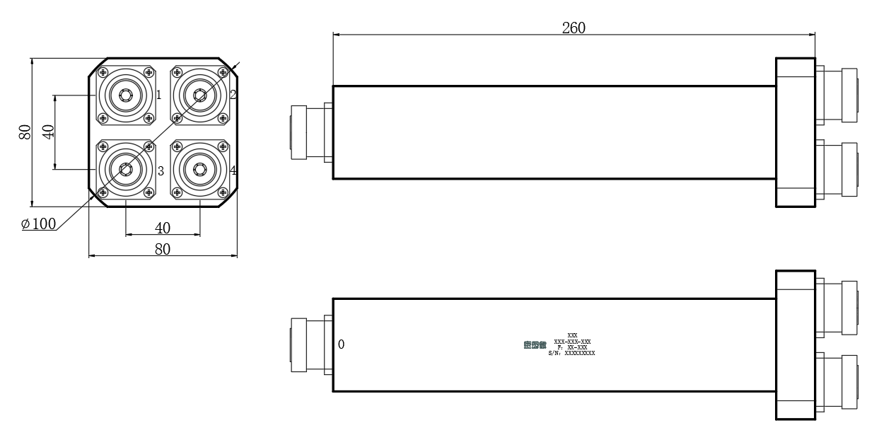 ZPD8-4C376-2200-3247 Power divider