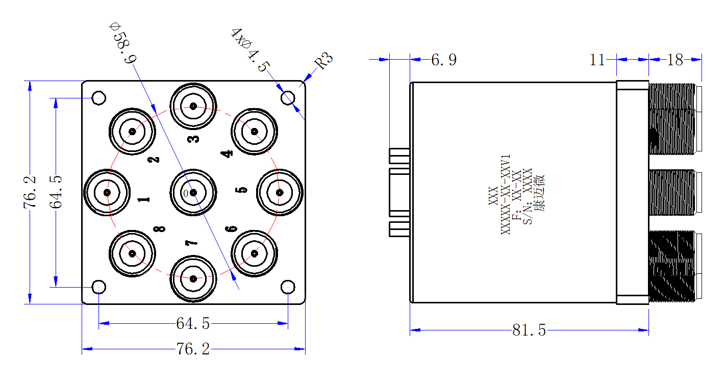 DSW9-8R0-8G-2780 Switch