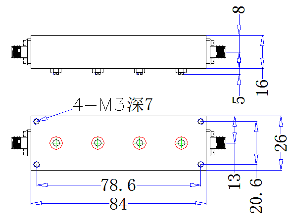 OQ-ZBF6-C3550-700-630 Band pass filter