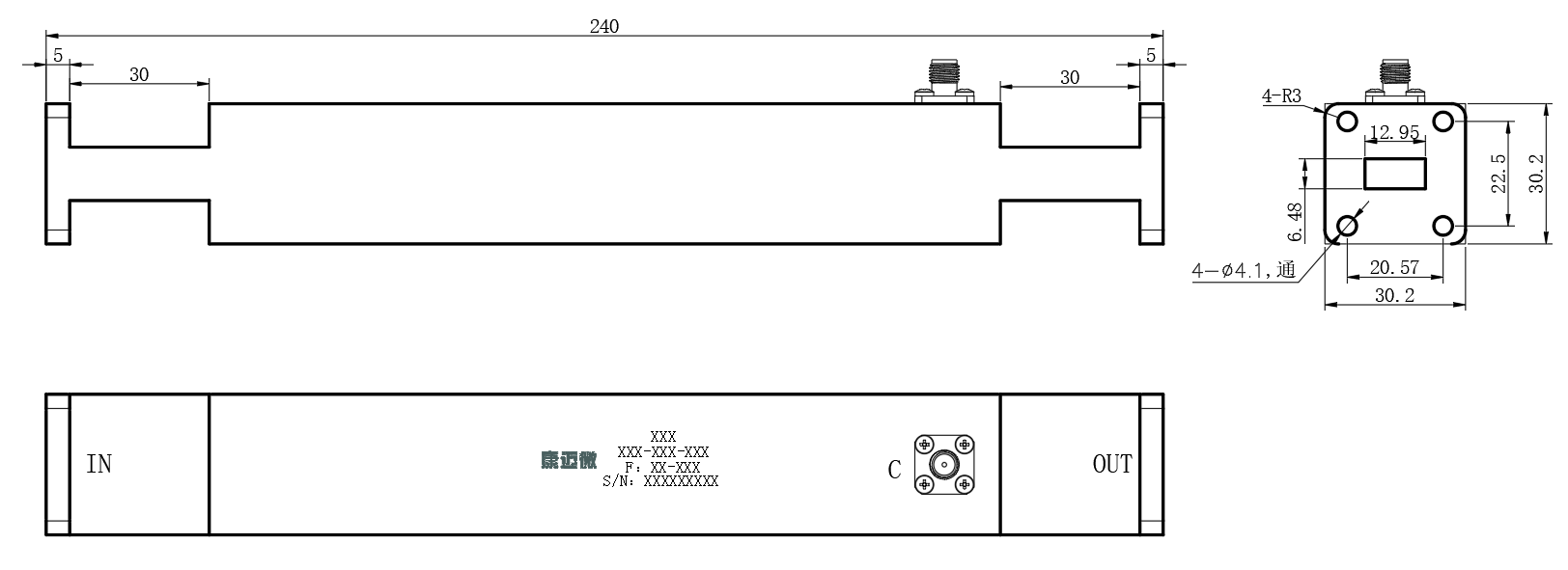 ZDC25-50W14.5-22G-006 Coupler