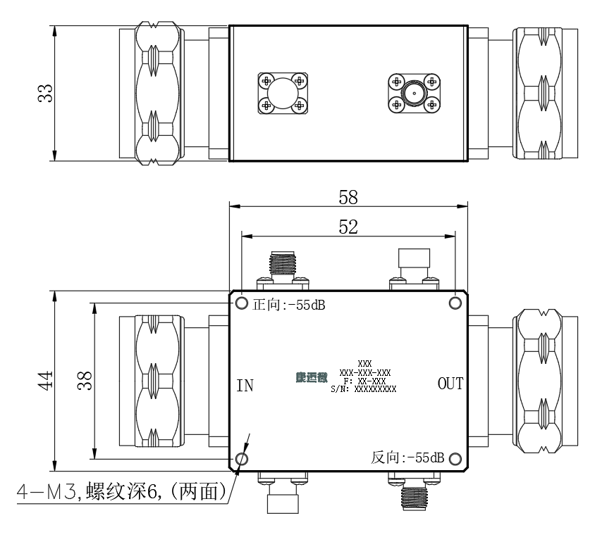 ZDC8-55MC2-6G-3331 Coupler