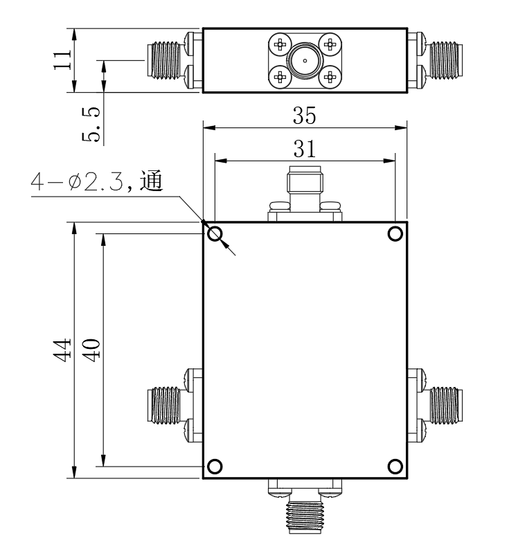 ZPD25-3M1.3-1.4G-3512 Power divider