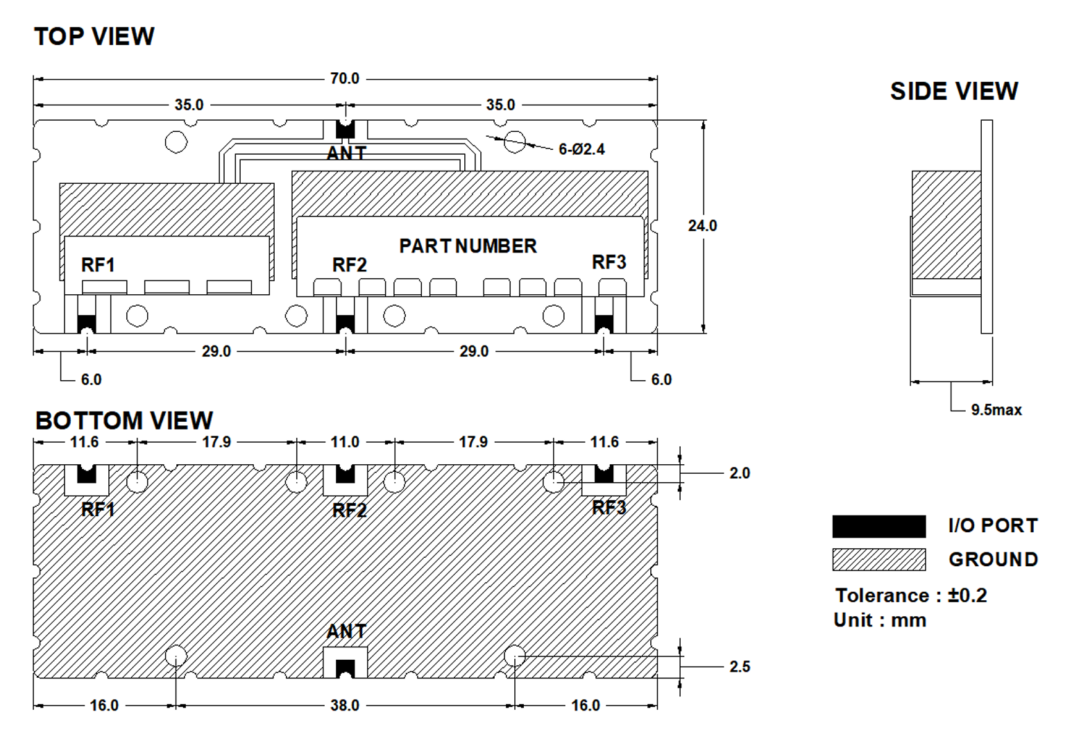 ZMC2-3D758-960-2474 Combiner