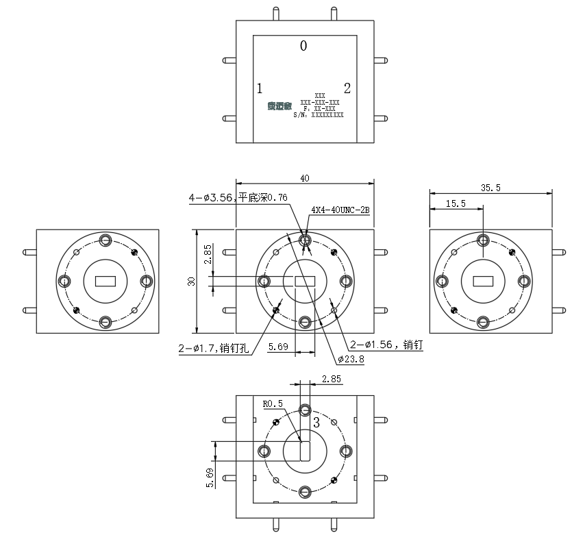 ZPD25-2W40-50G-1020 Power divider