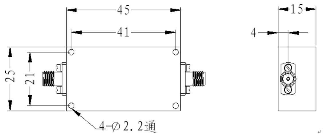 ZLPF2-L950-1660-614 滤波器