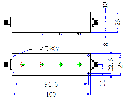 OQ-ZBF6-C1910-60-SMA Filter