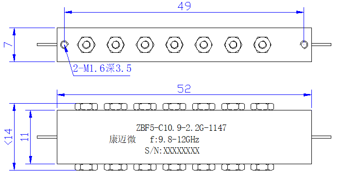 ZBF5-C10.9-2.2G-1147 Filter