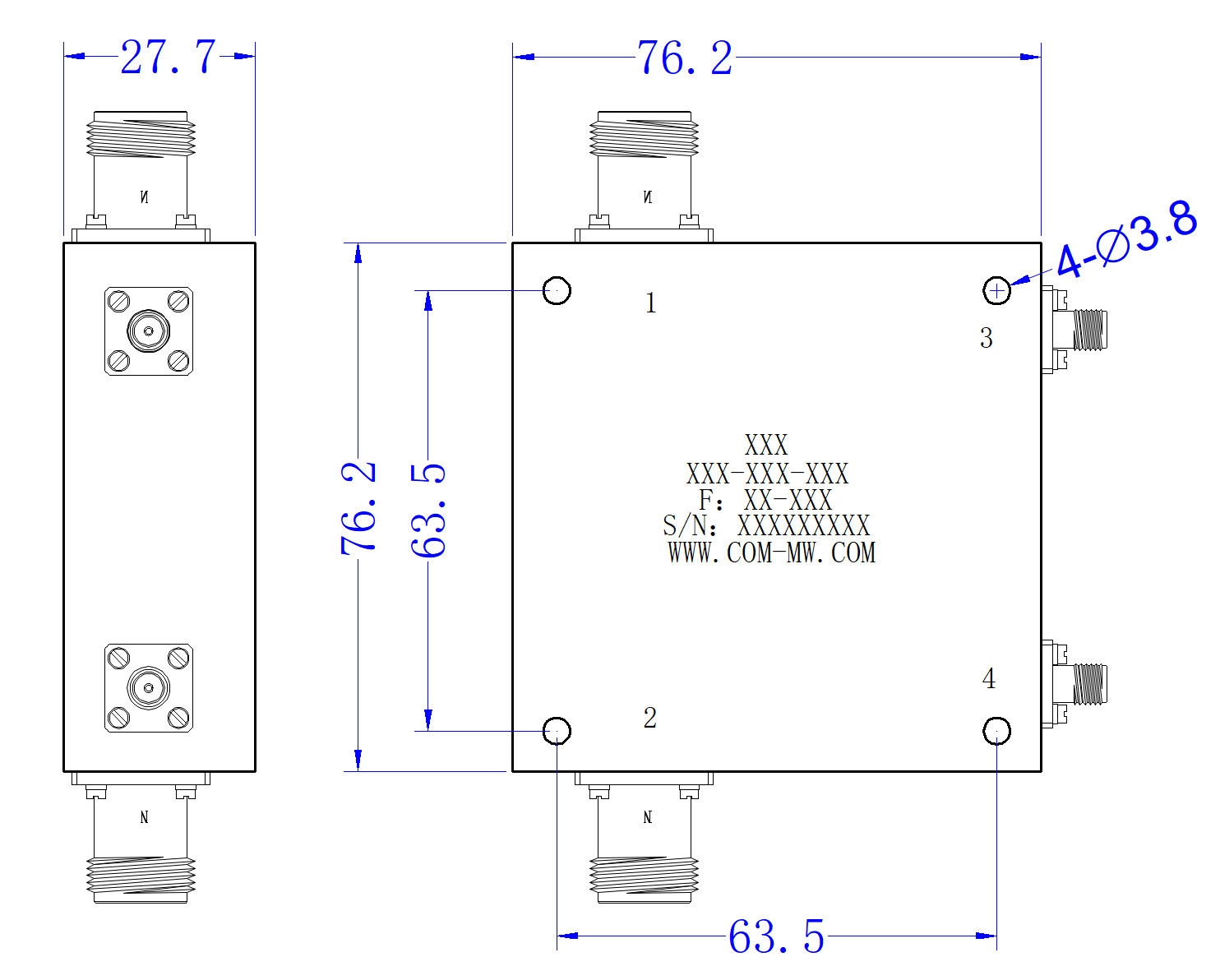 ZDC9-60L30-400-3390 Coupler