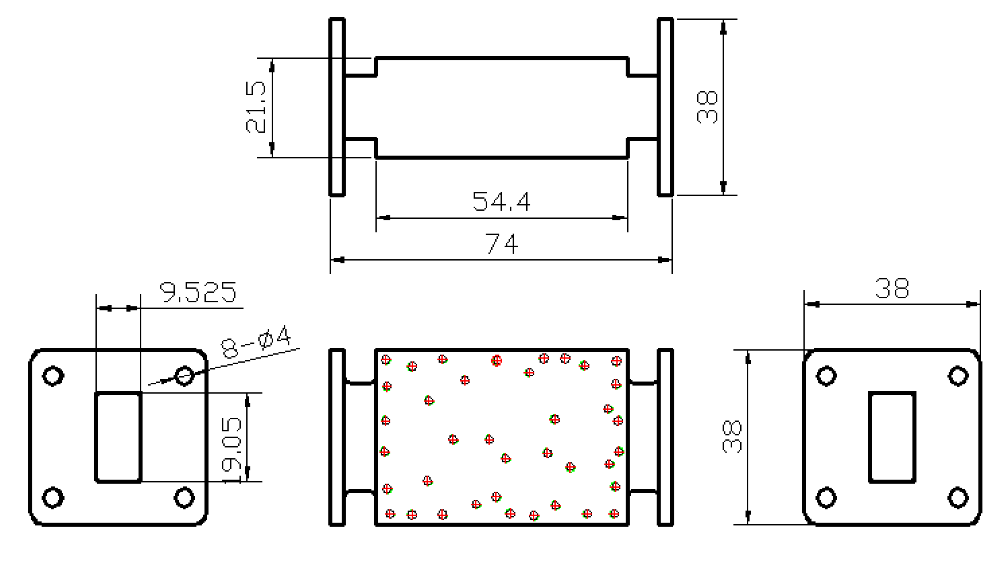 ZCB8-W11450-12750-791 Diplexer