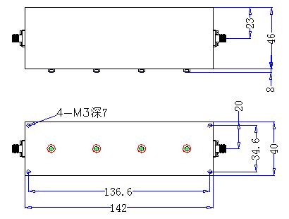 OQ-ZBF6-C700-60-SMA Filter